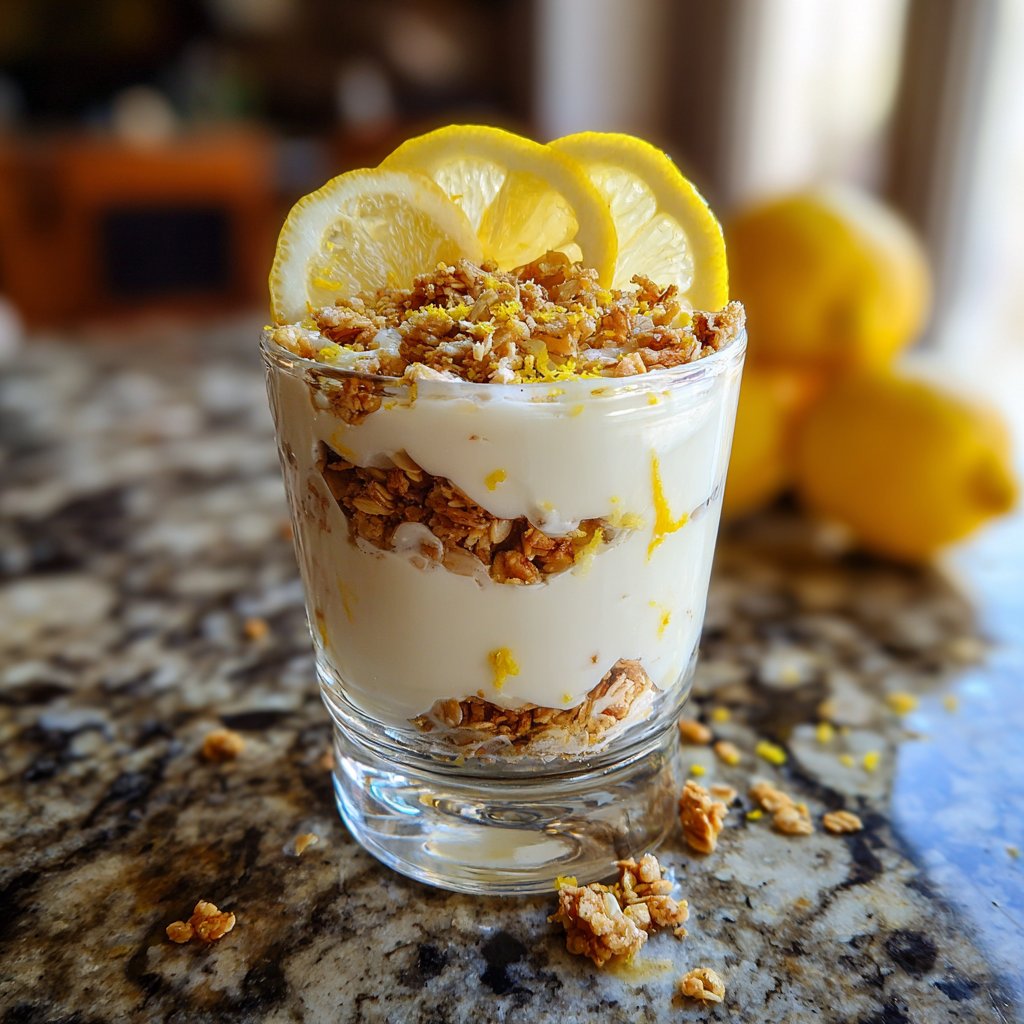 Lemon-Studded Yogurt Parfait
